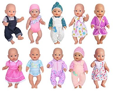 CONJUNTOS ROPA MUÑECA EBUDDY 10 16.9IN BEBÉ 15' 18' AMERICAN GIRL