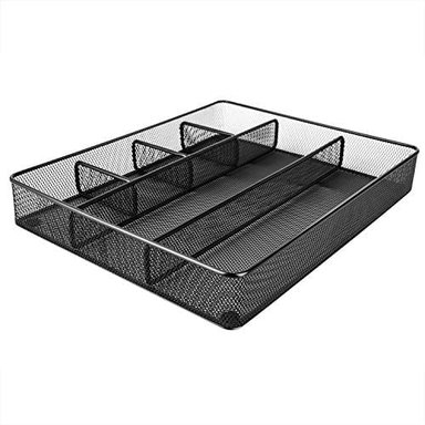 ORGANIZADOR DE CAJONES AMAZON BASICS DE MALLA COLOR NEGRO