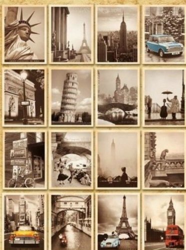 JUEGO DE 32 TARJETAS POSTALES DE VIAJE ANTIGUAS DXHYCC VINTAGE RETRO PARA COLECCIONAR - 2