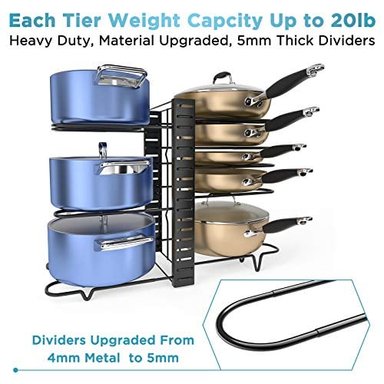 ORGANIZADOR ORDORA PARA MUEBLES Y MUEBLES DE 8 NIVELES CON 3 MÉTODOS DE BRICOLAJE - 4