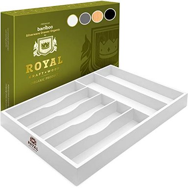 BANDEJA GLOBAL SHOPEX ORGANIZADORA CAJONES COCINA BAMBU CUBIERTOS MEJOR