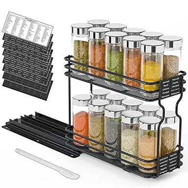 ORGANIZADOR GLOBAL SHOPEX MULTICOLOR ESPECIAS SPACEAID EXTRAÍBLE GABINETE CONDIMENTOS ARMARIOS COCINA CON 415
