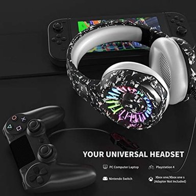 ZIUMIER Z20 PRO CAMO GAMING HEADSET PARA PS4 PS5 XBOX ONE PC AURICULARES CON CABLE CON MICRÓFONO DE AISLAMIENTO DE RUIDO - 3