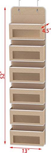 ORGANIZADOR SIMPLE HOUSEWARE MULTICOLOR BOLSILLO VENTANA 6 UNIDADES - 2