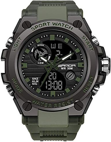 RELOJ GLOBAL SHOPEX HOMBRE DIGITAL MILITARDEPORTES AL AIRE LIBRE TÁCTICO EJÉRCITO LED CRONÓMETRO MILITAR IMPERMEABLE
