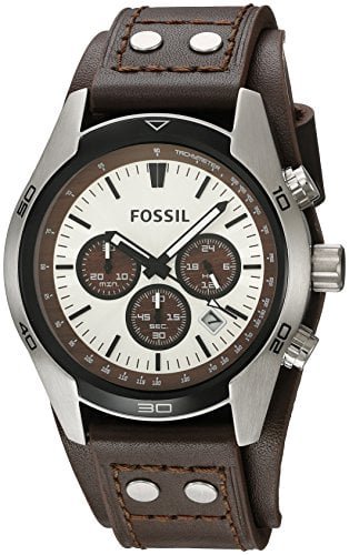 RELOJ FOSSIL HOMBRE COACHMAN MARRÓN CUARZO