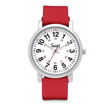 SPEIDEL – RELOJ PARA PROFESIONALES DE LA SALUD. COLORES PARA MÉDICOS FÁCIL DE LEER SEGUNDERO RESISTENTE AL AGUA