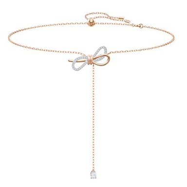 SWAROVSKI WOMEN'S LIFELONG BOW JEWELRY COLLECTION CLEAR CRYSTALS