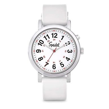RELOJ CON ILUMINACIÓN PARA PERSONAL MÉDICO SPEIDEL RELOJ DE PULSERA CORREA DE SILICONA MARCA DE 24 HORAS UNA SEGUNDA