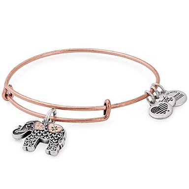 ALEX AND ANI ELEPHANT III BRAZALETE DE DOS TONOS