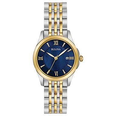 RELOJ BULOVA MUJER DOS TONOS 98M124 ACERO INOXIDABLE CUARZO