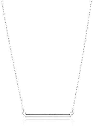 PLATA DE LEY CHAPADO EN BAR COLLAR 18'