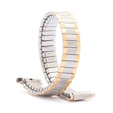RELOJ SPEIDEL UNISEX TWIST-O-FLEX CORREA REPUESTO 0.394 0.551IN DORADO PLATEADO