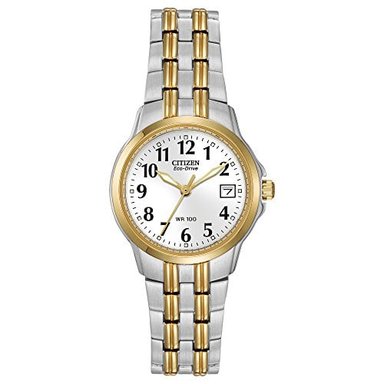 RELOJ CITIZEN UNISEX EW1544-53A ECO-DRIVE SILHOUETTE SPORT TWO-TONE
