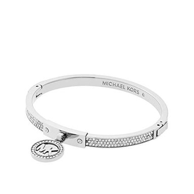 MICHAEL KORS FULTON BRAZALETE DE BISAGRA. ACERO INOXIDABLE MK DE PLATA MKJ5977040