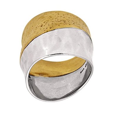 SILPADA 'RAIN OR SHINE' ANILLOS DE PLATA ESTERLINA Y BRONCE