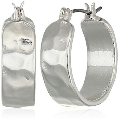 PENDIENTES NINE WEST ARO PEQUEÑOS DE PLATA MUJER