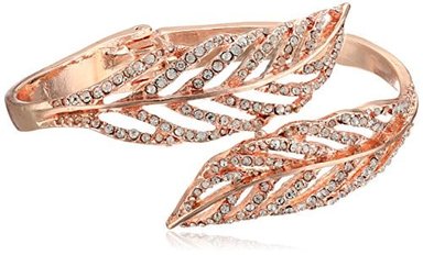 PULSERA GUESS DERIVACIÓN PLUMAS CRISTAL