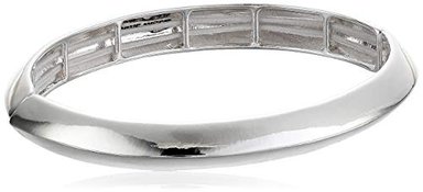 PULSERA ELÁSTICA DE 2 PIEZAS DE NINE WEST BR - SLV