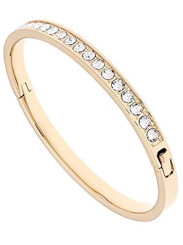 TED BAKER CLEMARA BISAGRA CRISTAL BRAZALETE ORO TONO/CRISTAL