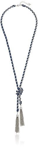 GUESS KNOW LARIAT - CADENA TEJIDA PARA MUJER (32.0 IN)