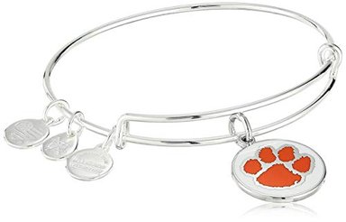 ALEX AND ANI - BRAZALETE DE INFUSIÓN DE COLOR PARA MUJER CON LOGOTIPO DE CLEMSON UNIVERSITY II