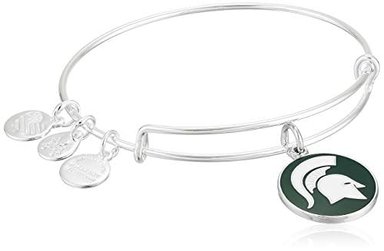 ALEX AND ANI - PULSERA CON EL LOGOTIPO DE MICHIGAN STATE UNIVERSITY PARA MUJER