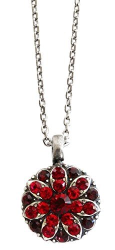 COLLAR GLOBAL SHOPEX GUARDIAN ANGEL CRYSTAL CON COLGANTE MARIANAS 16' 'LADY ROJO 52121070