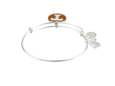 ALEX AND ANI - PULSERA PARA MUJER CON LOGOTIPO DE LA UNIVERSIDAD DE TENNESSEE II EWB PLATA BRILLANTE AMPLIABLE - 3