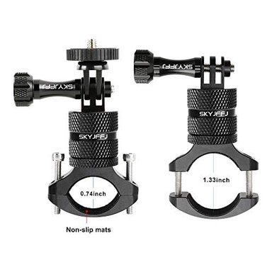 CÁMARA GLOBAL SHOPEX MONTAJE BICICLETA ACCIÓN COMPATIBLE GOPRO MAX HERO 9 8/7/6/5 OSMO DEPORTIVA GEEKPRO XIAOMI - 3