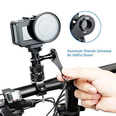 CÁMARA GLOBAL SHOPEX MONTAJE BICICLETA ACCIÓN COMPATIBLE GOPRO MAX HERO 9 8/7/6/5 OSMO DEPORTIVA GEEKPRO XIAOMI - 4