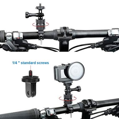 CÁMARA GLOBAL SHOPEX MONTAJE BICICLETA ACCIÓN COMPATIBLE GOPRO MAX HERO 9 8/7/6/5 OSMO DEPORTIVA GEEKPRO XIAOMI - 5