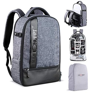 MOCHILA PARA CÁMARA RÉFLEX DIGITAL KYF CONCEPT - (IMPERMEABLE 14 A 15')