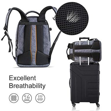 MOCHILA PARA CÁMARA RÉFLEX DIGITAL KYF CONCEPT - (IMPERMEABLE 14 A 15') - 6
