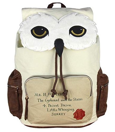 MOCHILA GLOBAL SHOPEX MULTICOLOR HEDWIG OWL HOGWARTS HARRY POTTER