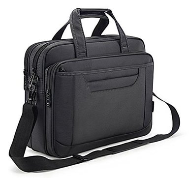 MALETÍN DE 15.6' PORTÁTIL MESSENGER BAG BUSINESS OFFICE BAG PARA HOMBRES Y MUJERES IMPERMEABLE ELEGANTE NYLON