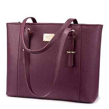 LOVEVOOK - BOLSA PARA LAPTOP PARA MUJER BOLSA GRANDE PARA OFICINA BOLSO MALETÍN PARA LAPTOP DE HASTA 15.6'