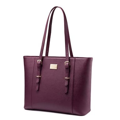 LOVEVOOK - BOLSA PARA LAPTOP PARA MUJER BOLSA GRANDE PARA OFICINA BOLSO MALETÍN PARA LAPTOP DE HASTA 15.6' - 2