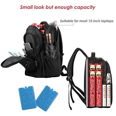 MOCHILA AISLADA GLOBAL SHOPEX OUTXE COOLER 22L ALMUERZO MOCHILA REFRIGERADOR BOLSA PARA PORTÁTILES DE 15' DIARIO TRABAJO - 2