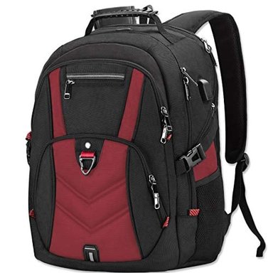 MOCHILA PARA ORDENADOR PORTÁTIL DE 18' DE VIAJE DE NEGOCIOS PARA HOMBRES Y MUJERES EXTRA GRANDE IMPERMEABLE TSA