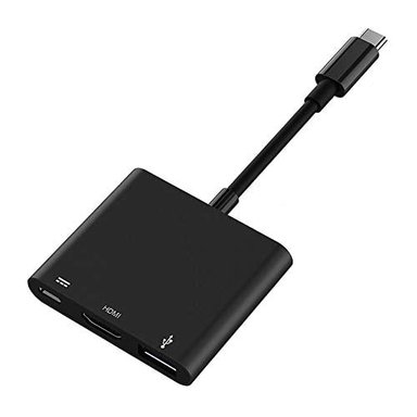 ADAPTADOR USB C A HDMI QCES TIPO C A HDMI MULTIPORT PORTÁTIL DOCK CON CARGA PD A 4K TV THUNDERBOLT 3