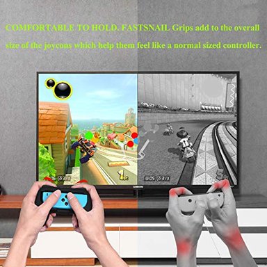 SET 4 MANDOS GLOBAL SHOPEX FASTSNAIL JOY-CON NINTENDO SWITCH RESISTENTE AL DESGASTE CON MANDO INTERRUPTOR - 3