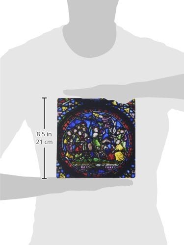 MOUSEPAD 3DROSE LLC 8X 8X 0.25 INGLATERRA KENT CATEDRAL DE CANTERBURY VENTANA CINDY MILLER HOPKINS - 2