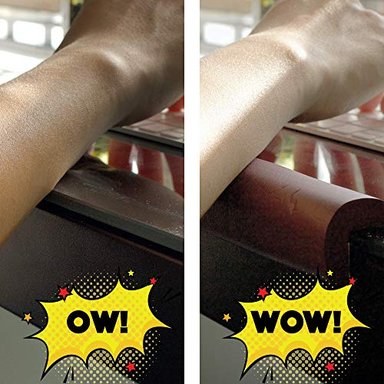 SOPORTE GLOBAL SHOPEX ERGO EDGE PROTEJA SUS BRAZOS BORDES MESA AFILADOS ESPUMA ALTA DENSIDAD 30.0IN NEGRO