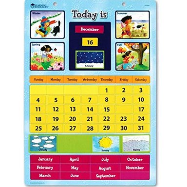 CALENDARIO GLOBAL SHOPEX MAGNÉTICO DE APRENDIZAJE LEARNING RESOURCES 51 PIEZAS MAGNÉTICAS Y MEDIDAS DE 12.0 X 16.0IN
