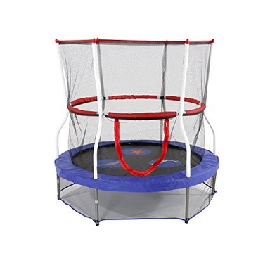 MINI TRAMPOLÍN GLOBAL SHOPEX SKYWALKER TRAMPOLINES CON RED DE RECINTO