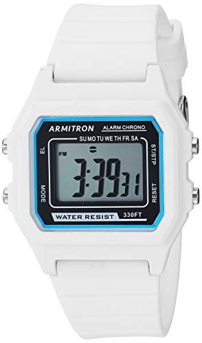 RELOJ ARMITRON SPORT UNISEX DIGITAL 40 8447WHT 40 8447 CRONÓGRAFO