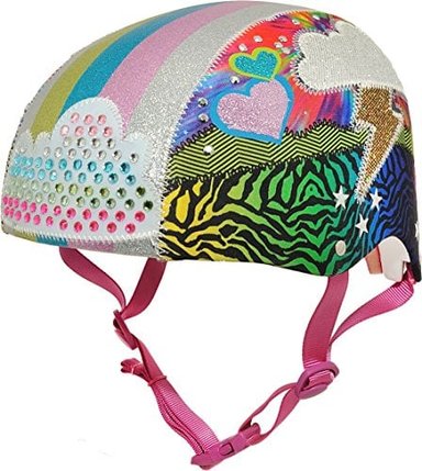 CASCO GLOBAL SHOPEX MULTICOLOR LED NIÑOS 5+ Y JÓVENES 8+ RASKULLZ SPARKLEZ