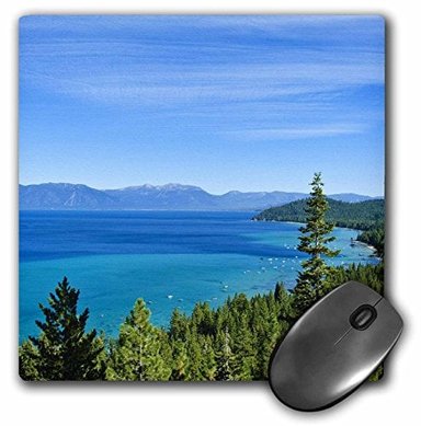 MOUSE PAD 3DROSE LLC 8X 8X 0.25INCHES EE UU CALIFORNIA LAKE TAHOE SCENIC MICHAEL DEFREITAS - 1