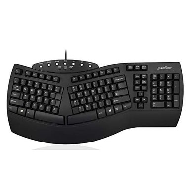 TECLADO GLOBAL SHOPEX ERGONOMICO PERIXX PERIBOARD-512 DISEÑO NATURAL - 1